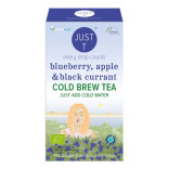 Šalta arbata JUST T mėlynių, obuolių ir juod. serbentų skonio (10 pakelių)