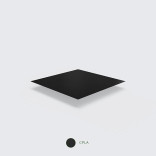 Dangteliai puodeliams juodi CPLA 90 cm (50 vnt.)