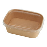Indeliai popieriniai KRAFT 750 ml 12x17x5,5 cm (50 vnt.)