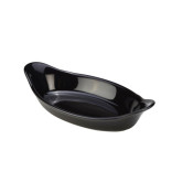 Forma ovali juoda 22 cm