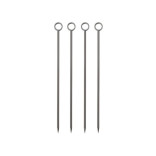 Smeigtukai metaliniai juodi 10 cm (4 vnt.)