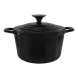 Puodas juodas ketaus 1,85 L