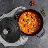 Puodas juodas ketaus 1,85 L