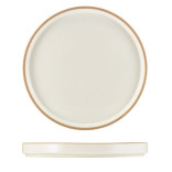Lėkštė stačiu kraštu Kava White Stone 25 cm