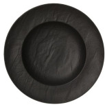 Lėkštė gili juoda Vulcania 29 cm