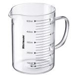 Ąsotis stiklinis su padalomis 500 ml