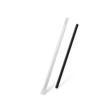 Šiaudeliai popieriniai higieniniame įpakavime juodi 6x210 mm (150 vnt.)
