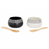Indeliai užkandžiams su mediniu šaukšteliu ETOSHA 2x7.5 cm