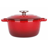 Puodas ketaus raudonas FONTESTIC 2.7 L