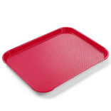 Padėklas plastikinis raudonas 26.5x34.5 cm