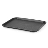 Padėklas plastikinis 30.5x41.5 cm, juodas