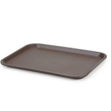 Padėklas plastikinis 30.5x41.5 cm, rudas