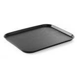 Padėklas plastikinis 35x45 cm, juodas