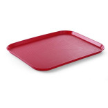Padėklas plastikinis 35x45 cm, raudas