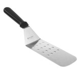 Mentelė lenkta perforuota 37.5x7.5 cm, juoda