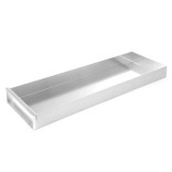 Skarda metalinė stačiakampė HENDI 58x20x5 cm
