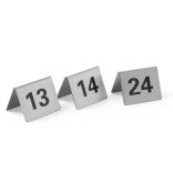 Kortelės metalinės su numeriais 13-24 (12 vnt.)