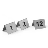 Kortelės metalinės su numeriais 1-12 (12 vnt.)