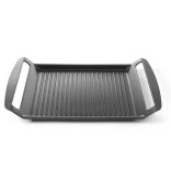 Keptuvė-padėklas nepridegantis su metaline rankena 39x26x3,5 cm