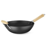 Keptuvė WOK su medine rankena 32.4x56.5 cm