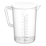 Ąsotis plastikinis su padalomis HENDI 1 L
