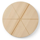 Padėklas picai apvalus 35 cm, medinis HENDI