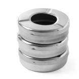 Peleninės metalinės uždaros 9 cm HENDI (3 vnt.)