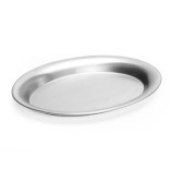 Padėklas metalinis ovalus HENDI 20x14 cm