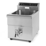 Gruzdintuvė indukcinė su čiaupu 8 L, 3500W