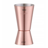 Menzūrėlė metalinė vario spalvos HENDI 25/50 ml