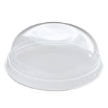 Dangteliai plastmasiniai išgaubti 130 ml indeliui 7,5 cm ( 50 vnt. )