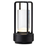 Lempa LED CUBA juoda 17,5 cm
