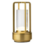 Lempa LED CUBA aukso spalva 17,5 cm
