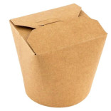 Dėžutės maistui rudos WOK 750 ml ( 50vnt. )