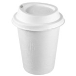 Puodeliai iš cukraniendrių balti 350 ml (12oz) ( 20 vnt. ) 90 mm