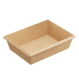 Dėžutės rudos 500 ml 12x16x4.5 cm ( 50 VNT.)