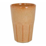 Puodelis be rankenos BISTRO YELLOW 450 ml