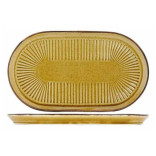 Lėkštė ovali SOLAS MUSTARD 28x16,5 cm