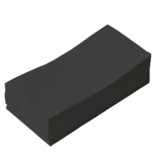 Servetėlės juodos dvisluoksnės 1/8 LENEK 33x33x250