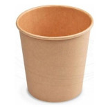 Indeliai popieriniai apvalūs KRAFT 120 ml ( 50 vnt. )