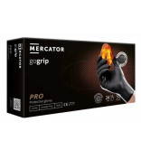 Pirštinės juodos nitrilinės be pudros GRIP XL ( 50 vnt. )