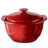 Puodas raudonas su dangčiu 2 l