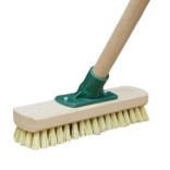 Šepetys grindų šveitimui SZROBER su mediniu kotu