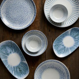 Lėkštė Lyra Blue 30x15,5 cm