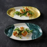 Lėkštė Tide Gold 22x13 cm