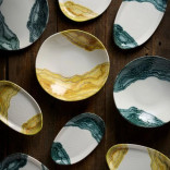 Lėkštė Tide Gold 22x13 cm