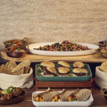 Indas baltas Jute Melamine 47,5x23,8 cm