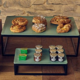 Stovelis padėklui GN 1/3 Risers juodas