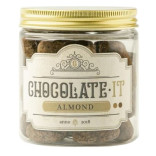 Migdolai juodame ir pieniškame šokolade su kava 2% 150 g