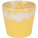 Puodelis be rankenos GRESPRESSO Yellow 90 ml